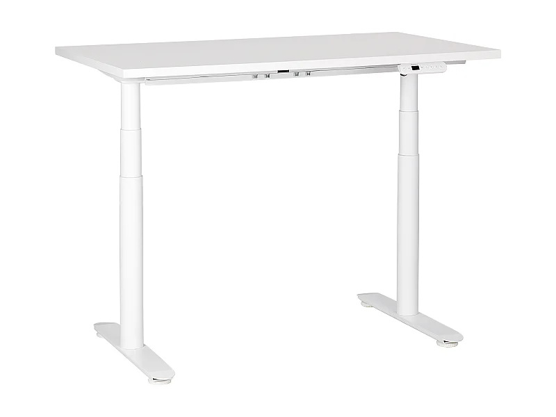 Schreibtisch weiss 120 x 72 cm elektrisch höhenverstellbar DESTINAS