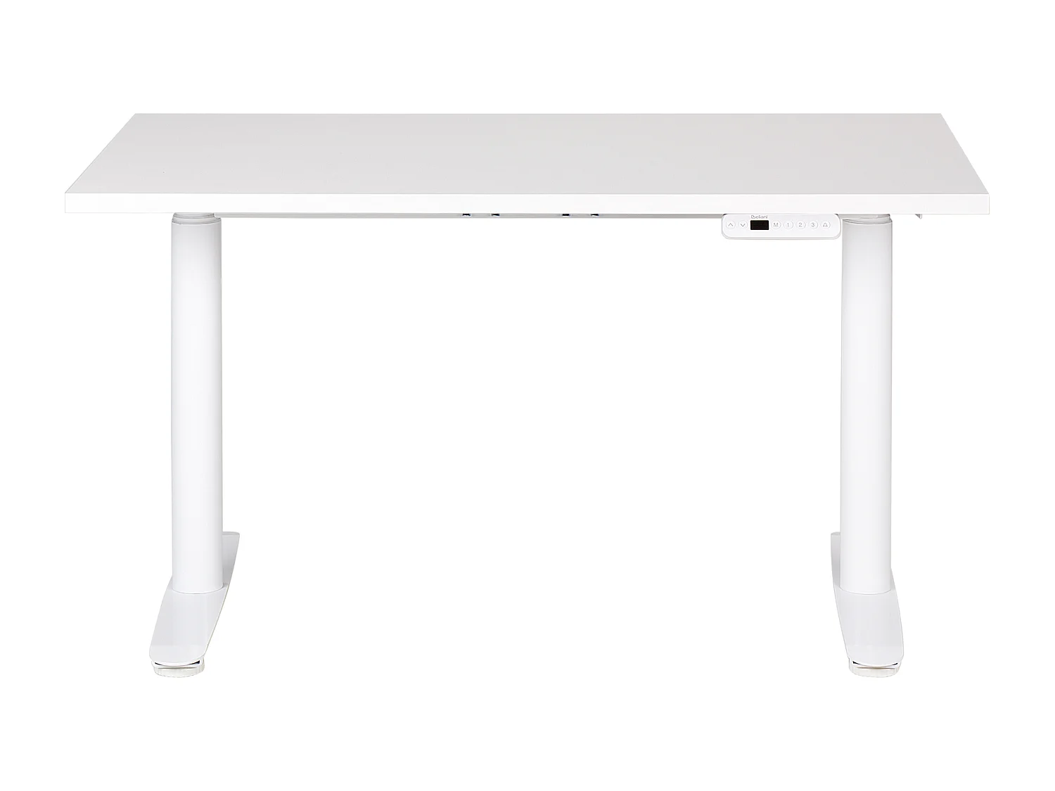 Bureau réglable en hauteur électriquement DESTINAS Blanc 120 cm 72 cm