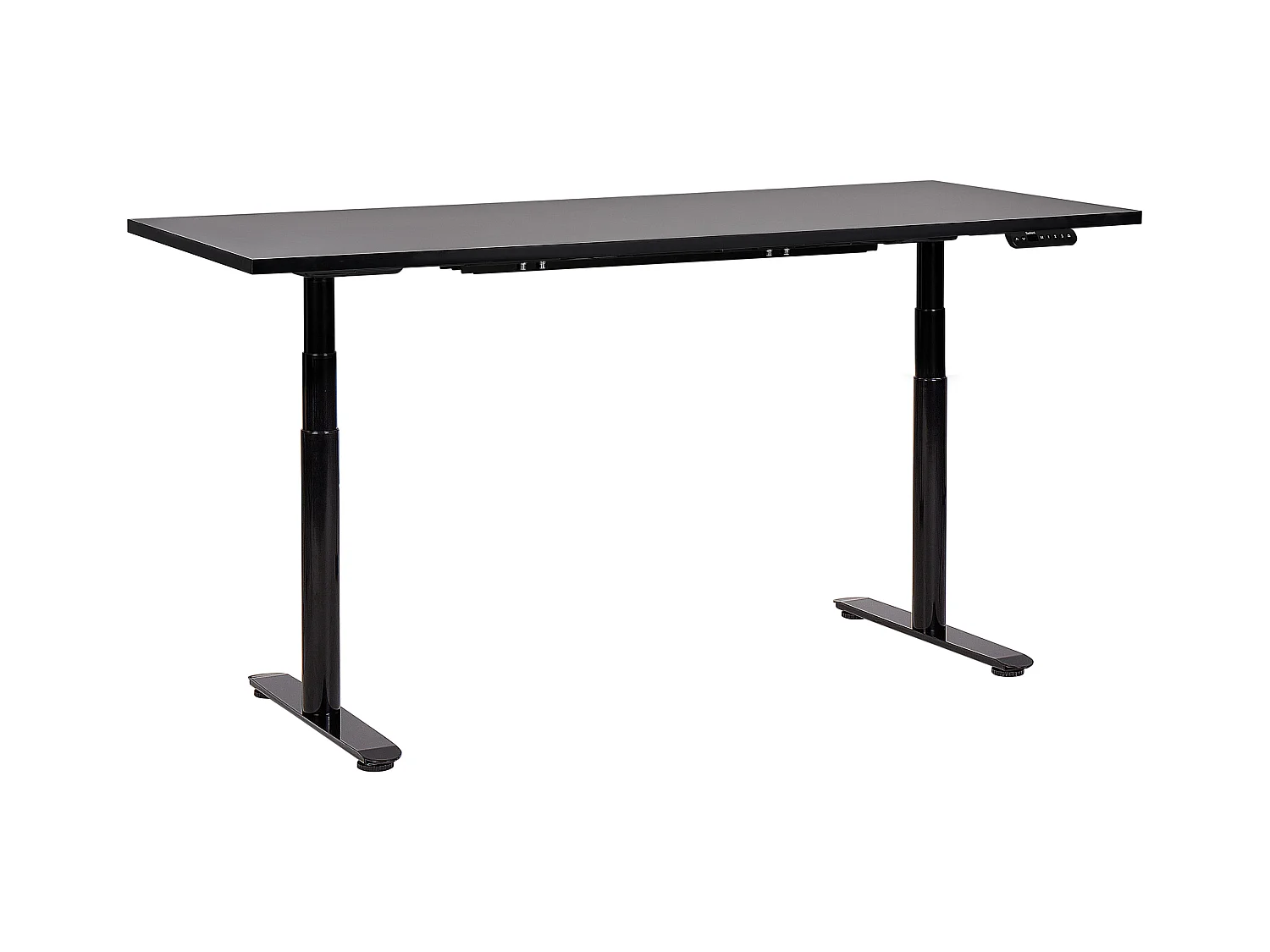 Schreibtisch schwarz 180 x 80 cm elektrisch höhenverstellbar DESTINAS
