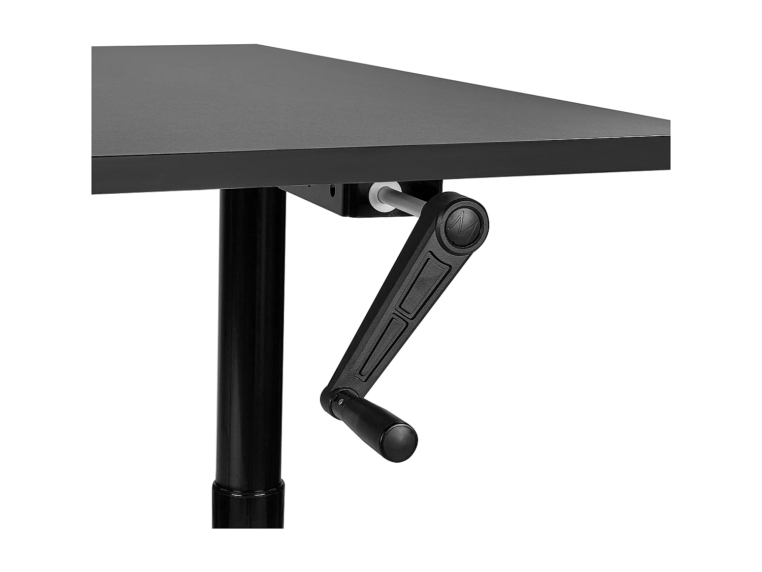 Bureau réglable en hauteur manuellement DESTINAS Noir 160 cm 72 cm