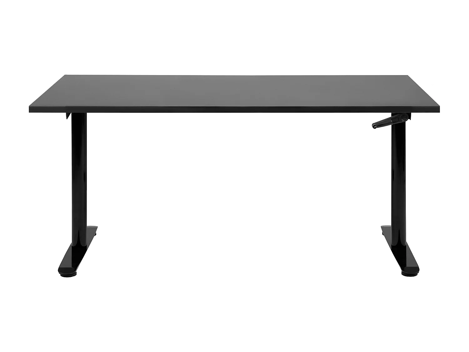 Bureau réglable en hauteur manuellement DESTINAS Noir 160 cm 72 cm