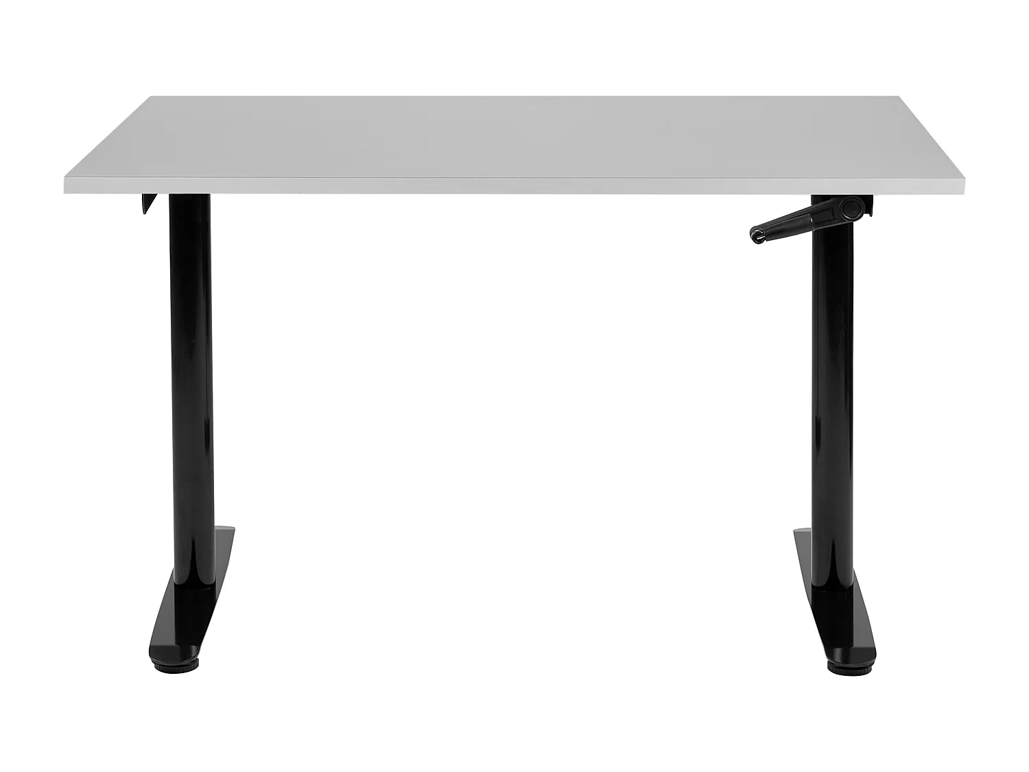 Bureau réglable en hauteur manuellement DESTINAS Gris/noir 120 cm 72 cm