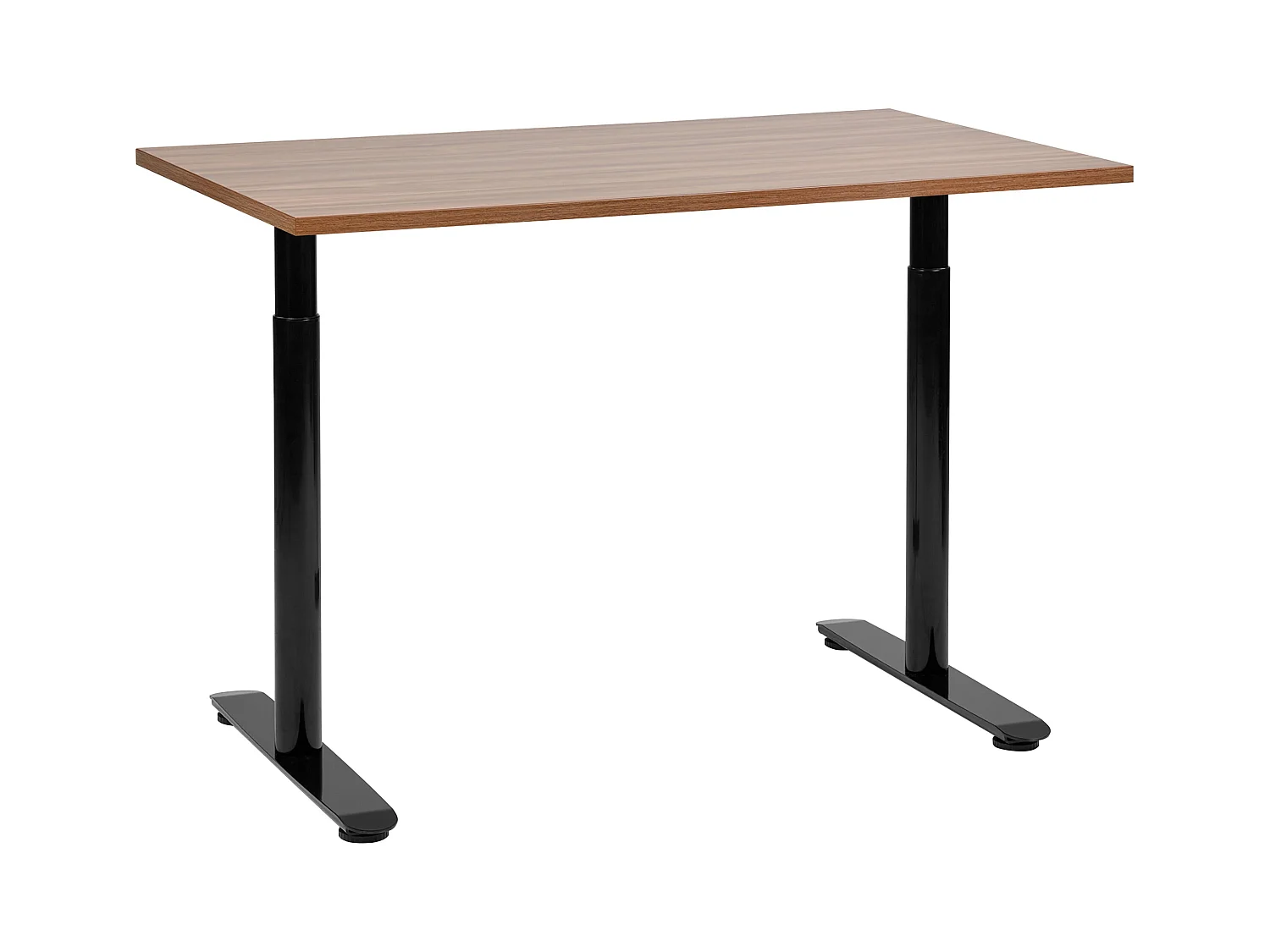 Bureau réglable en hauteur manuellement DESTINAS Marron/noir 120 cm 72 cm