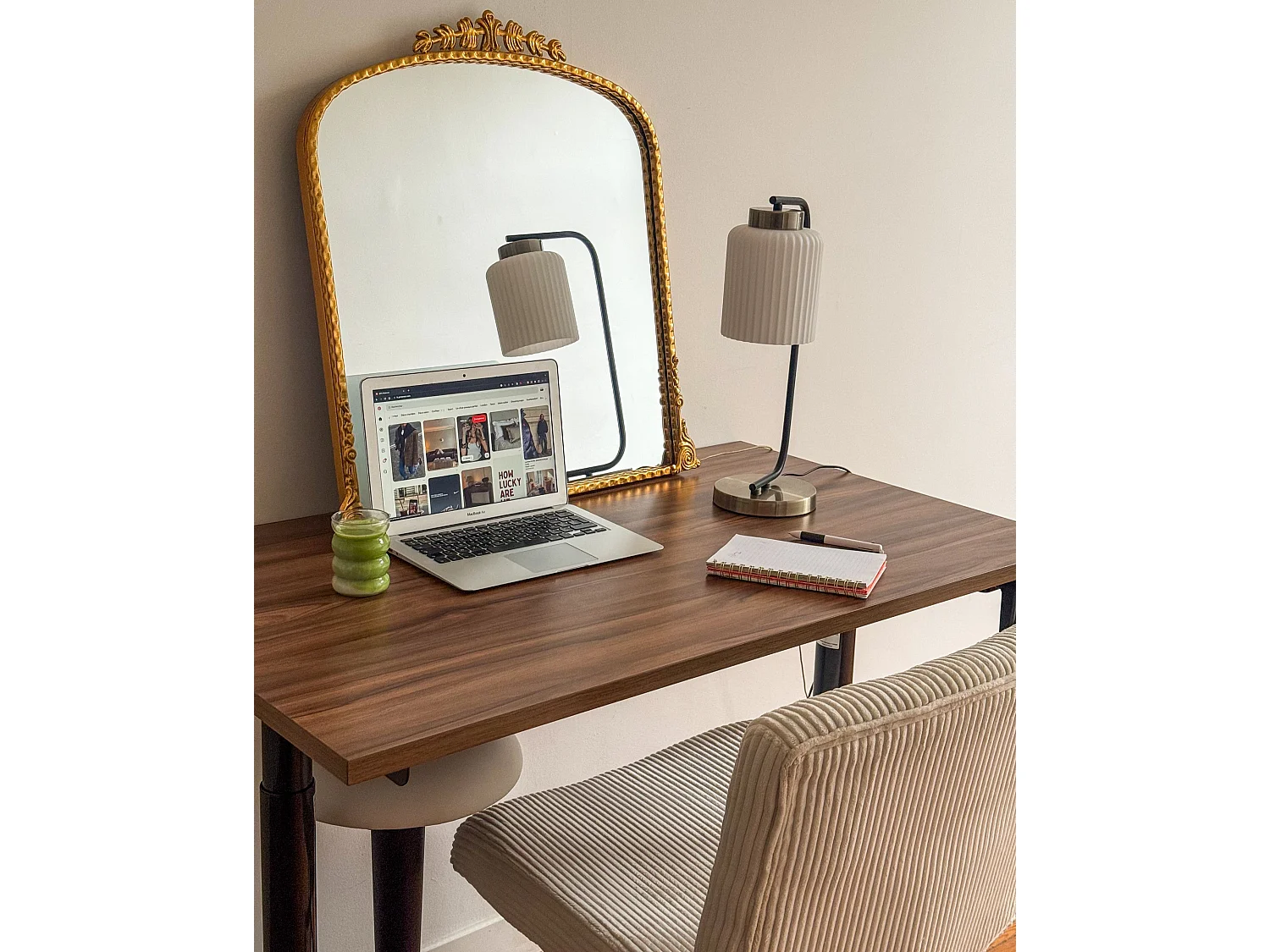 Manual Adjustable Standing Desk DESTINAS Brown/ Black 120 cm 72 cm