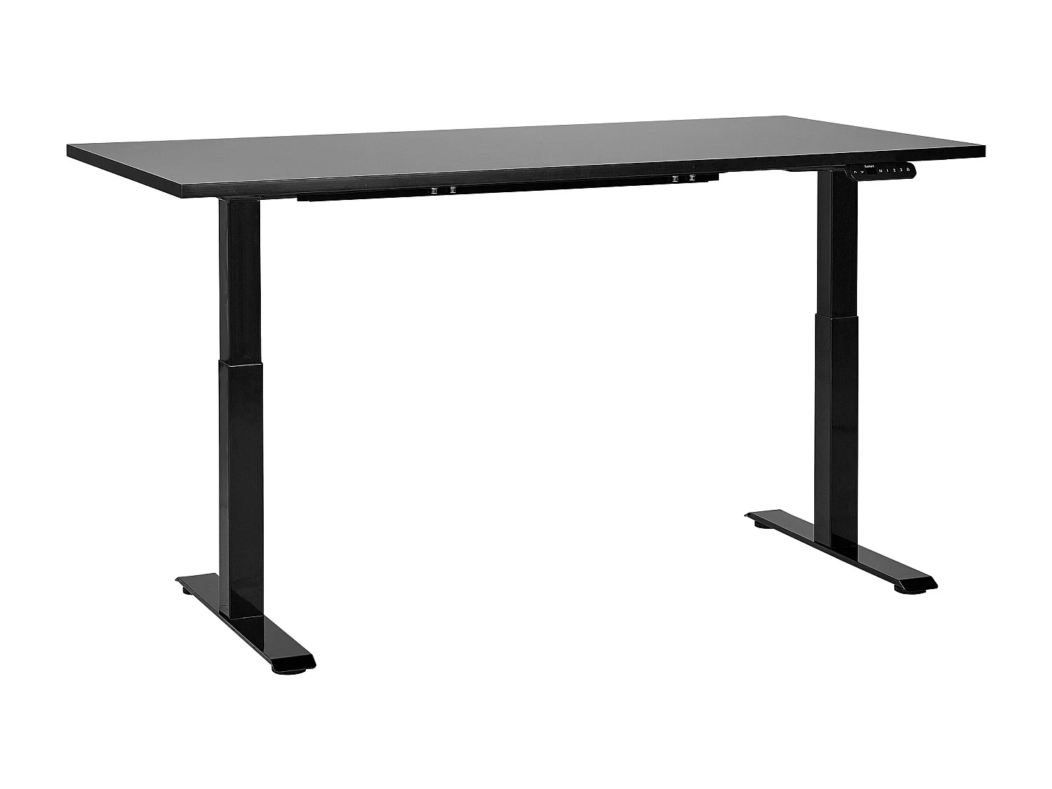 Escritorio de altura regulable eléctrico negro 160 x 72 cm DESTINES