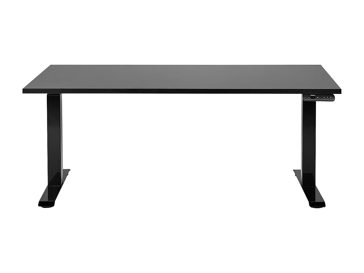 Elektrisch höhenverstellbarer Schreibtisch USB schwarz 160x72 cm DESTINES