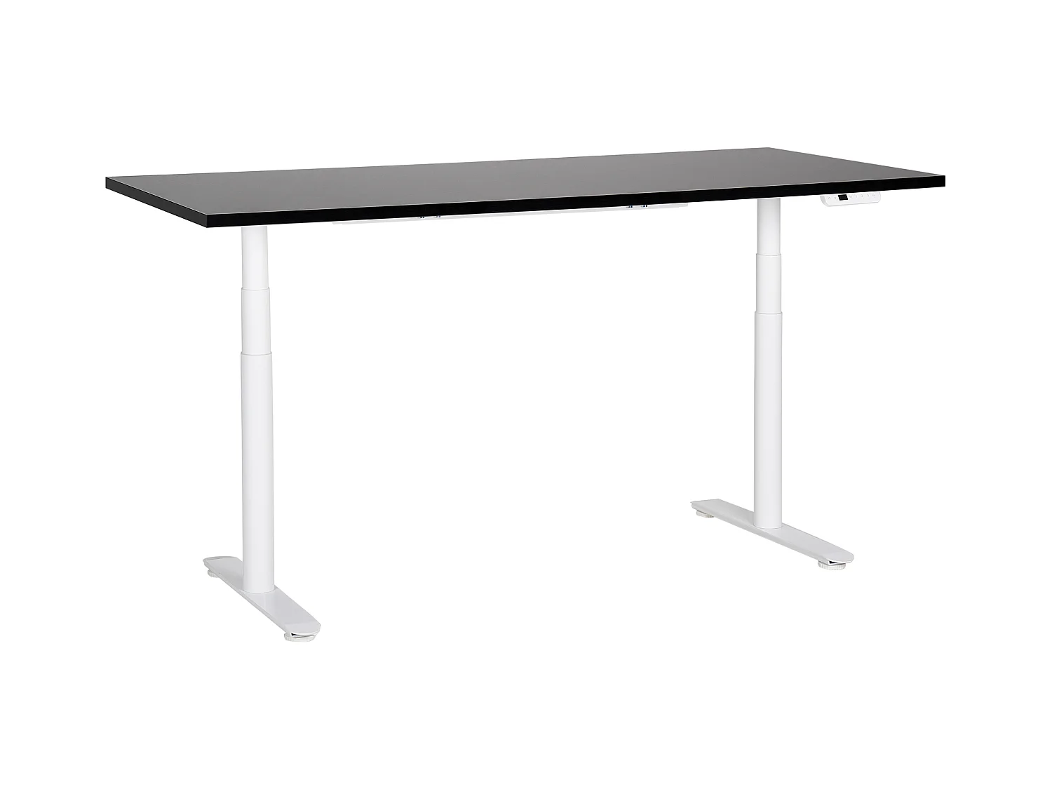 Bureau réglable en hauteur électriquement DESTINAS Noir/blanc 180 cm 80 cm