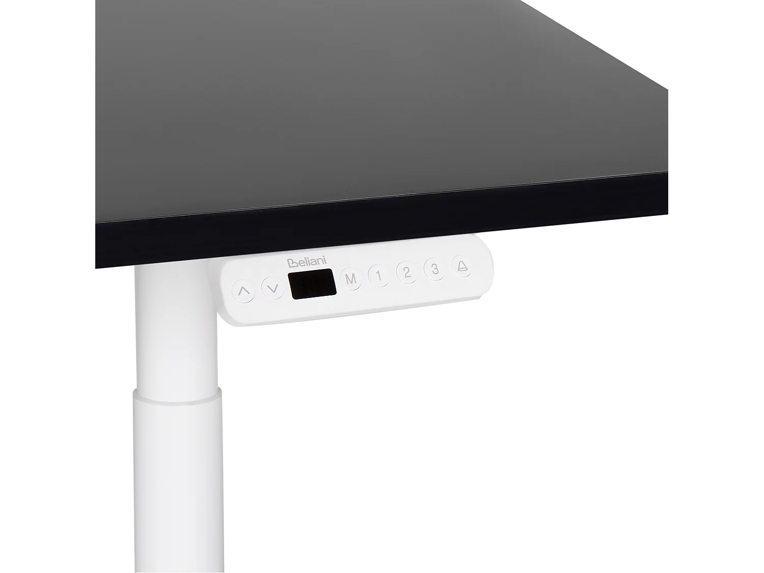 Bureau elektrisch verstelbaar zwart/wit 180 x 80 cm DESTINAS