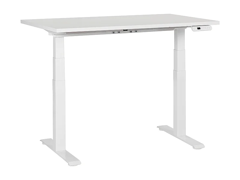 Scrivania regolabile elettricamente bianco 120 x 72 cm DESTINES