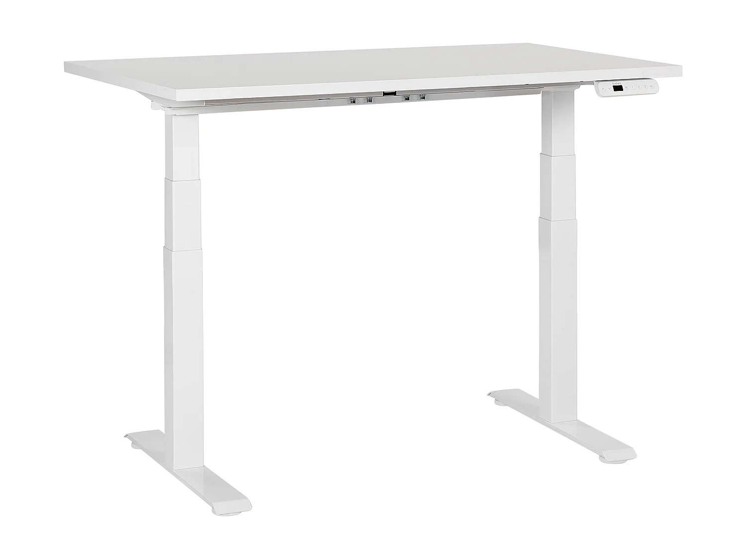 Scrivania regolabile elettricamente bianco 120 x 72 cm DESTINES