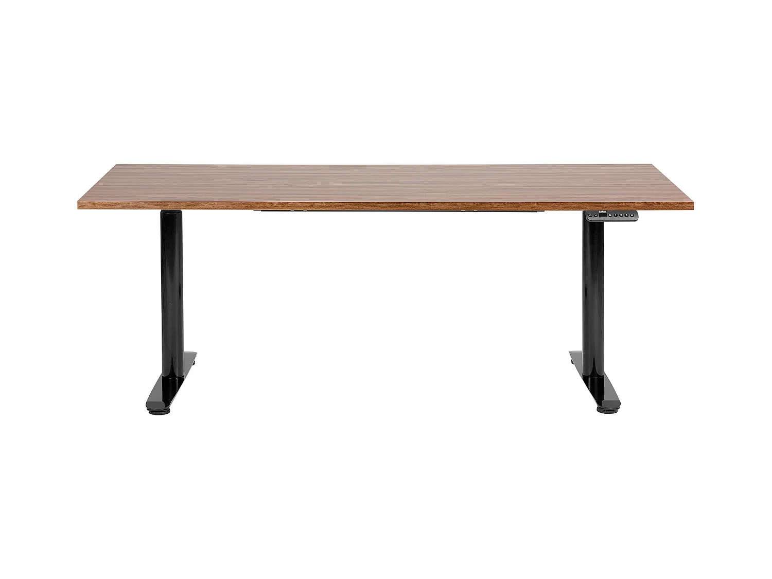 Bureau réglable en hauteur électriquement DESTINAS Marron/noir 180 cm 80 cm