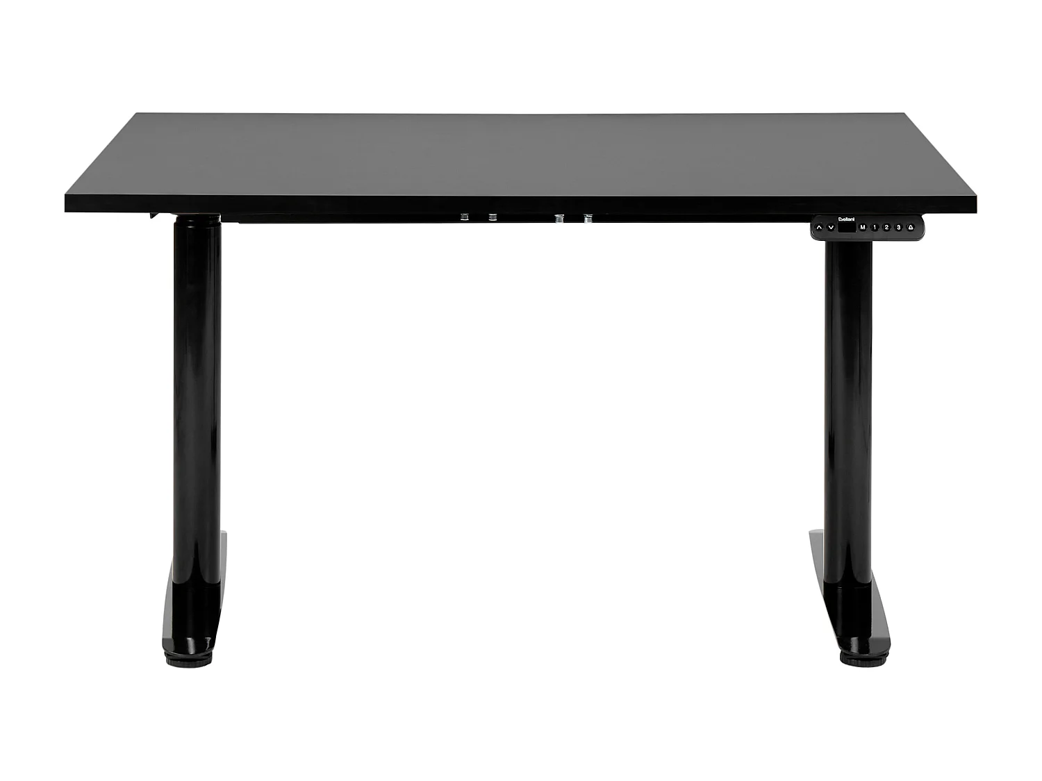 Elektrisch höhenverstellbarer Schreibtisch USB schwarz 120x72 cm DESTINAS