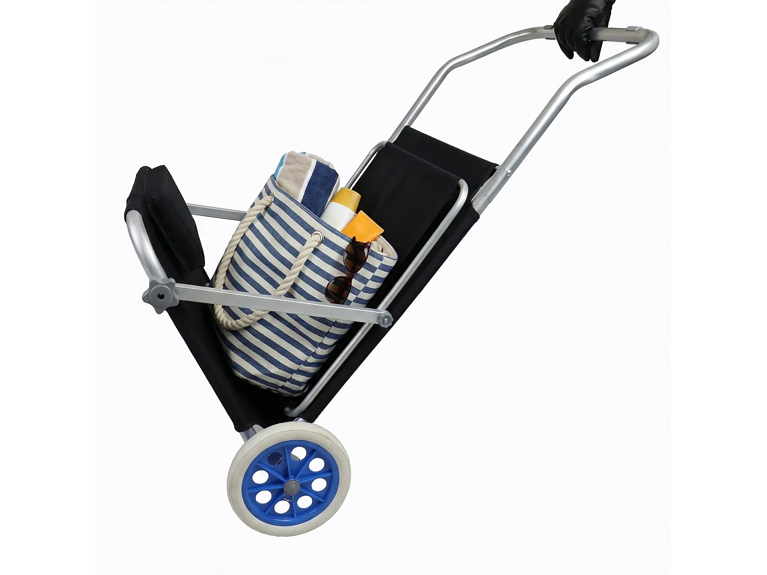 Sun lounger Dach Black Ca. L. 165 x H. 16 x W. 65 cm