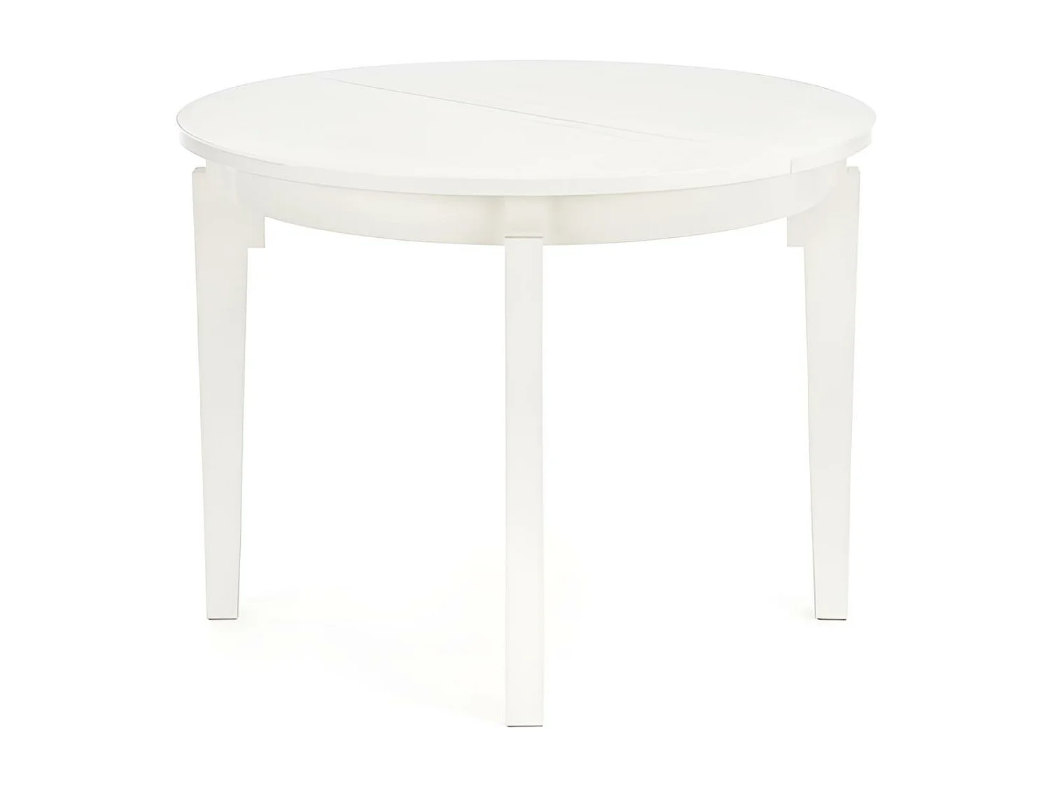 Table à manger Sorbus/Bois/Blanc