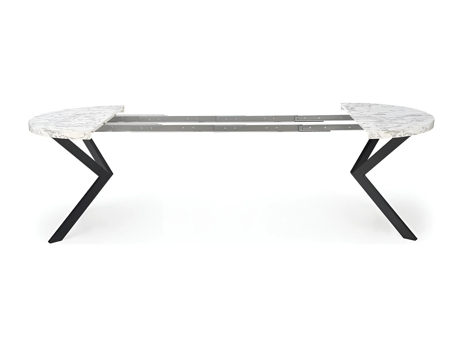 Esstisch Peroni/MDF/Weiss&Schwarz