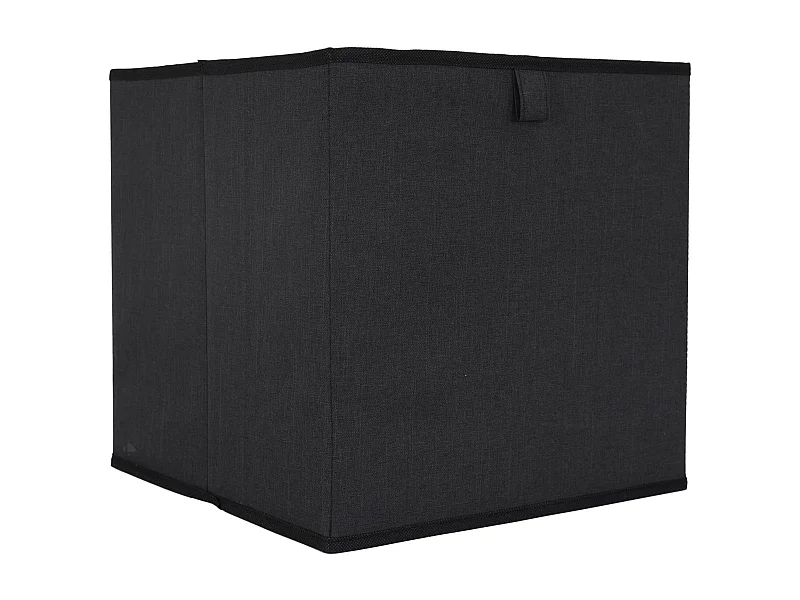Cube de rangement 30x30x30 cm uni collection SIMPLY noir 27L
