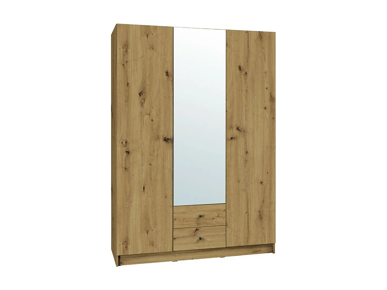 Guardaroba angolare completo collezione KANELLE colore rovere chiaro.