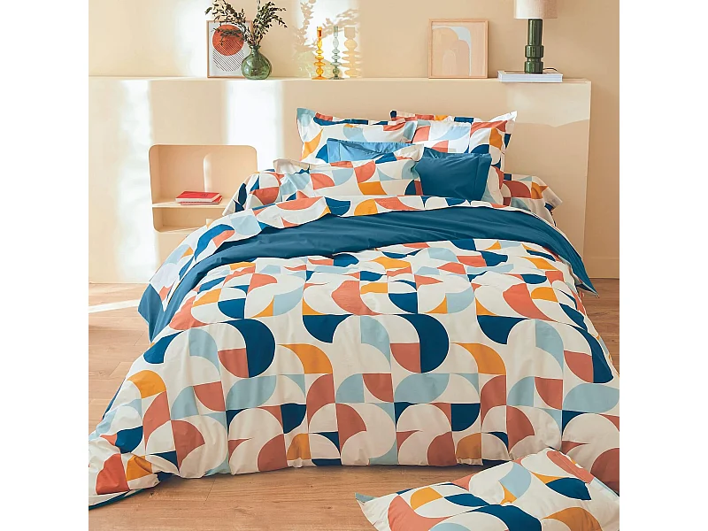 Juego de funda nórdica con estilo gráfico 240 x 220 cm