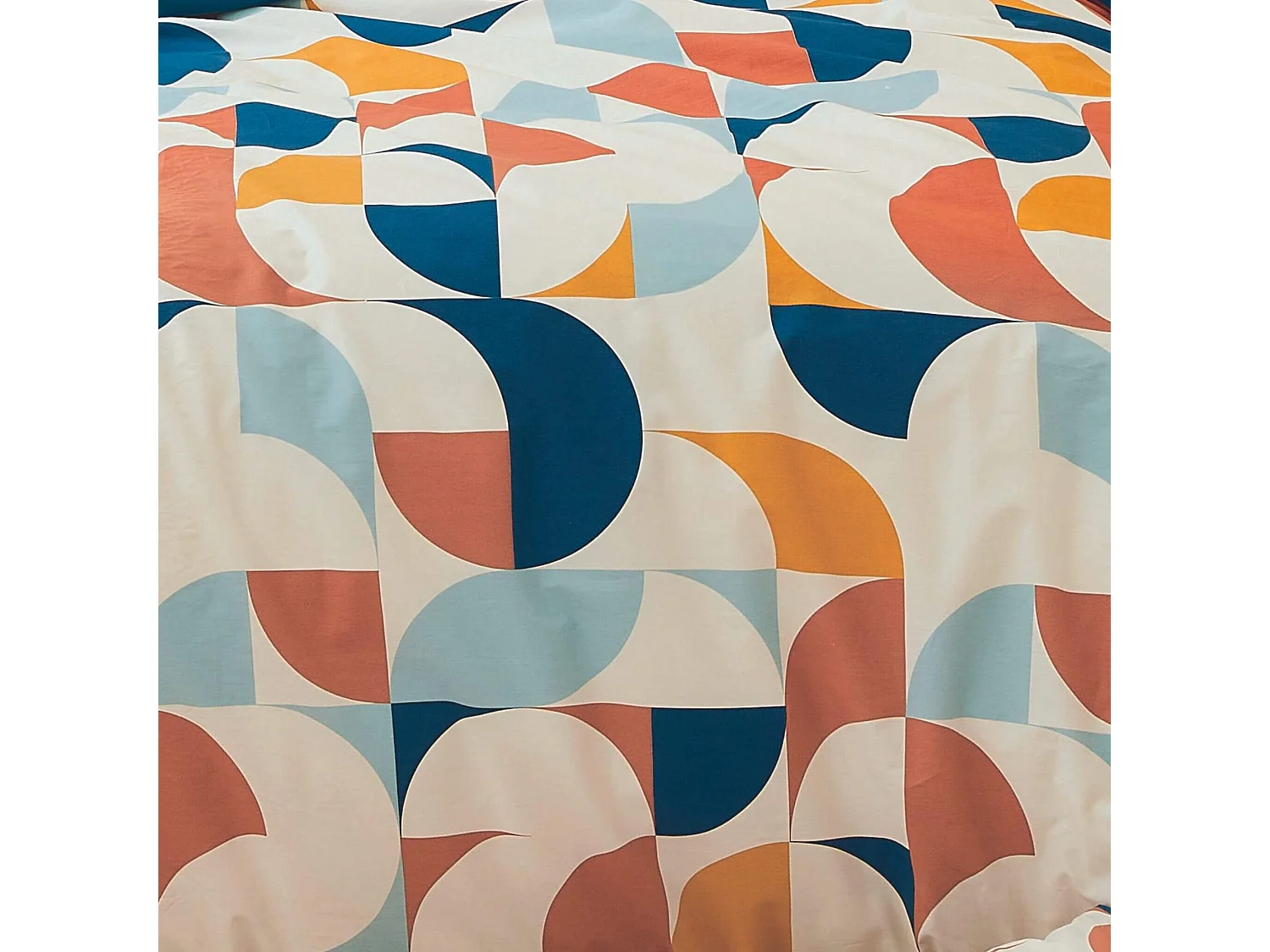 Parure de lit Modulo cobalt - Tradilinge 240x220