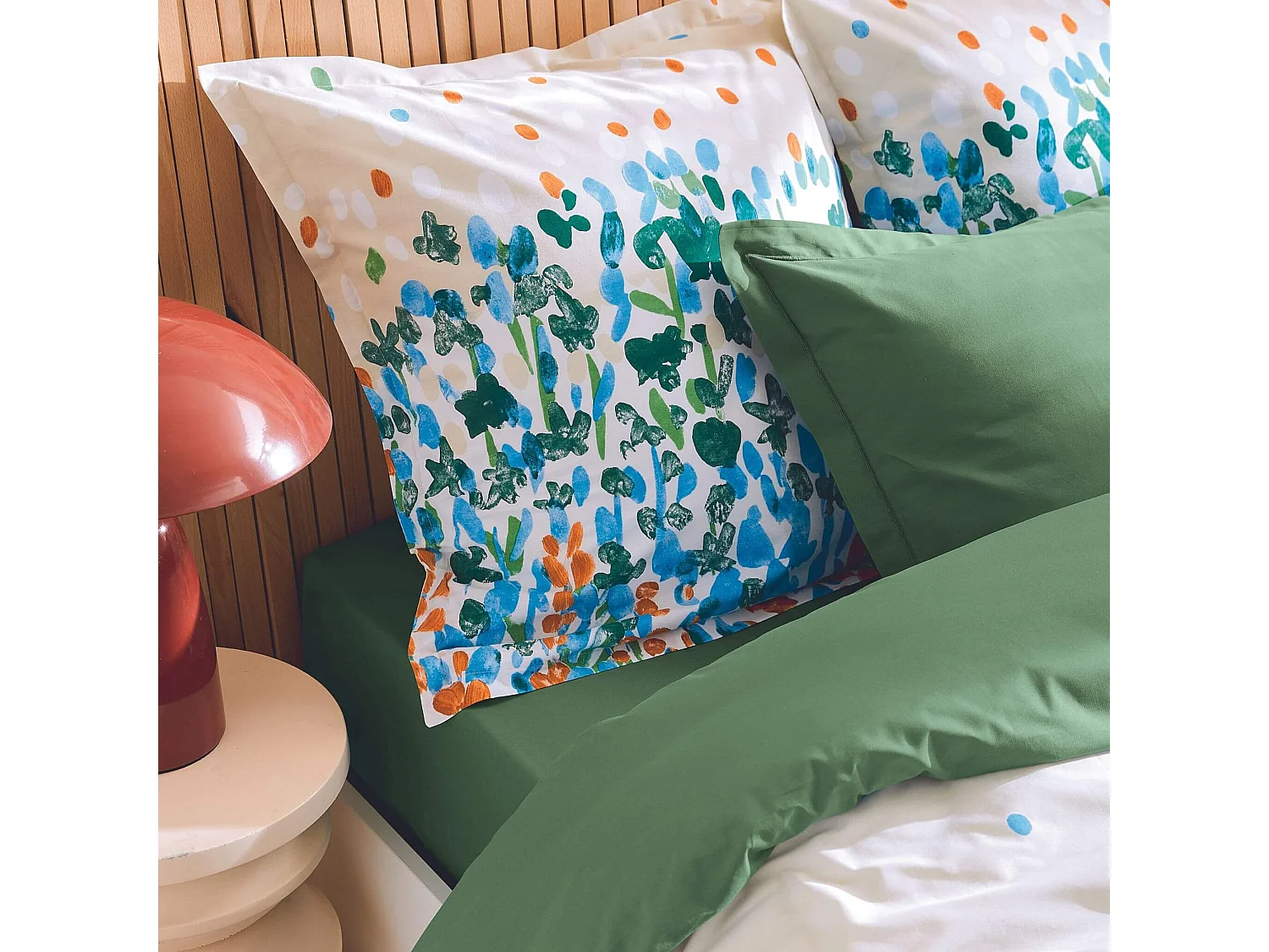 Juego de funda nórdica de estilo primaveral 260 x 240 cm