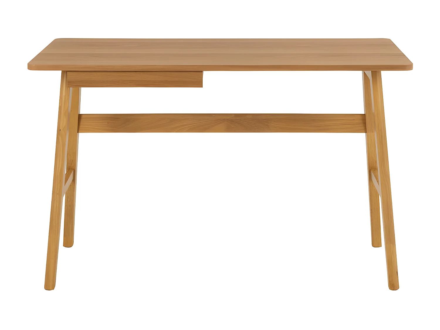 Tinamou - Bureau en bois avec tiroir L120cm - Bois clair