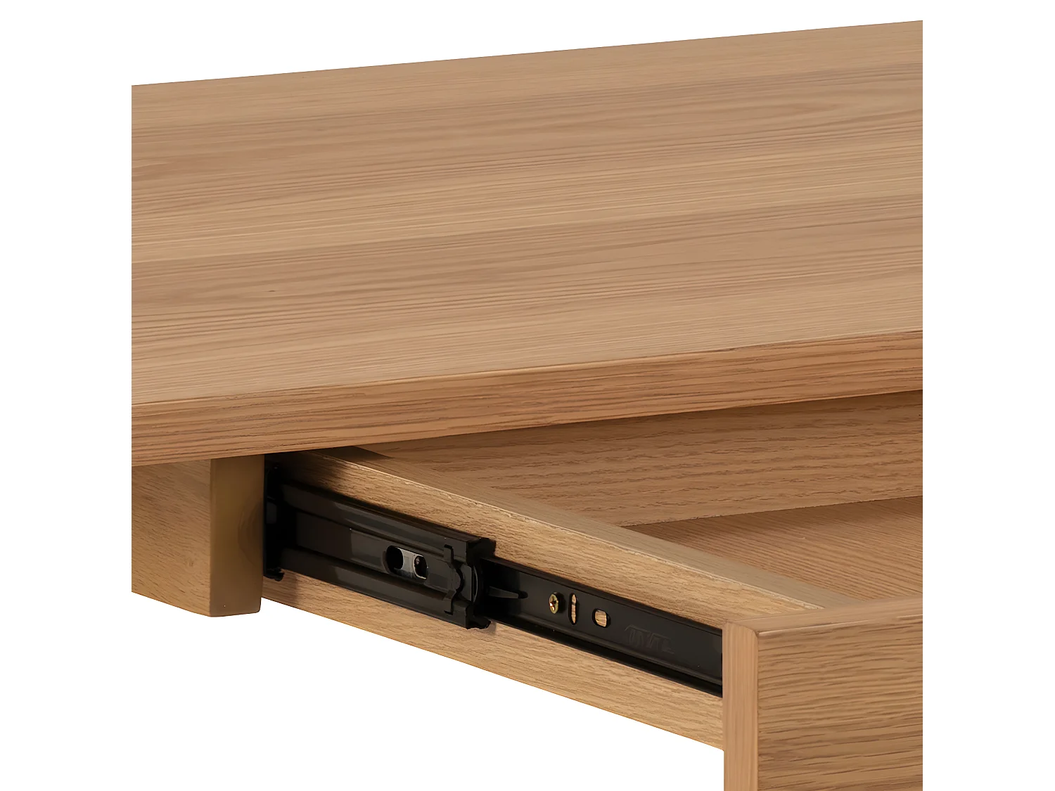 Tinamou - Bureau en bois avec tiroir L120cm - Bois clair