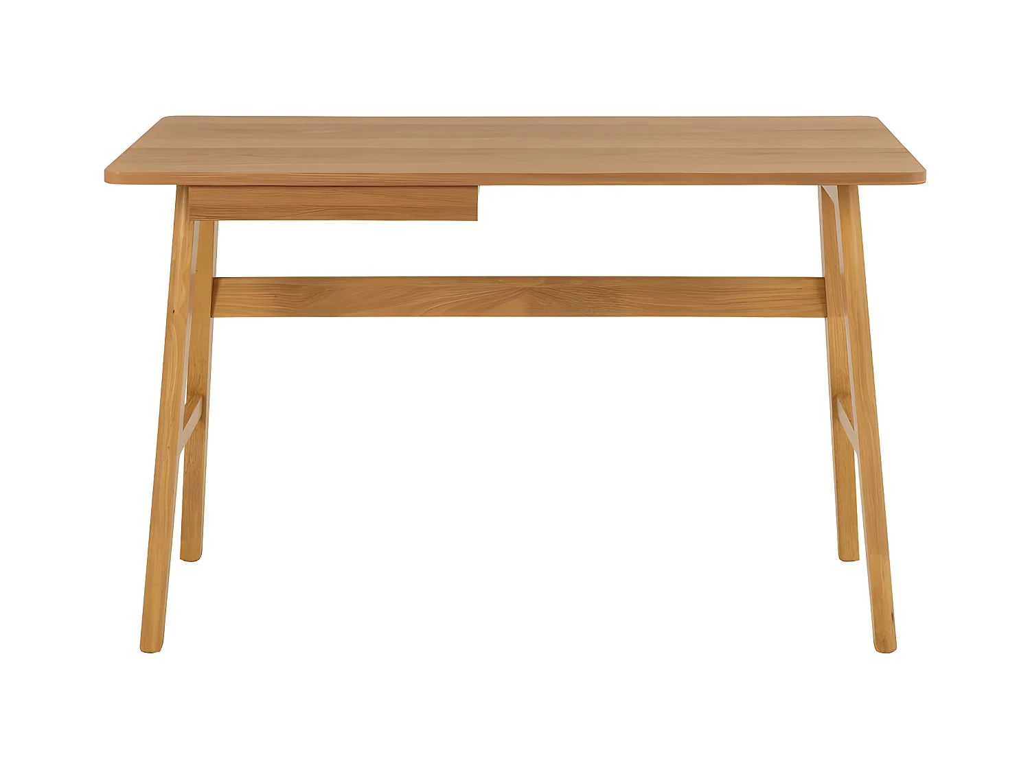 Tinamou - Bureau en bois avec tiroir L120cm - Bois clair