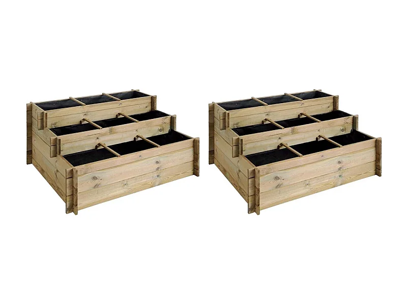 Carré potager 3 étages Up