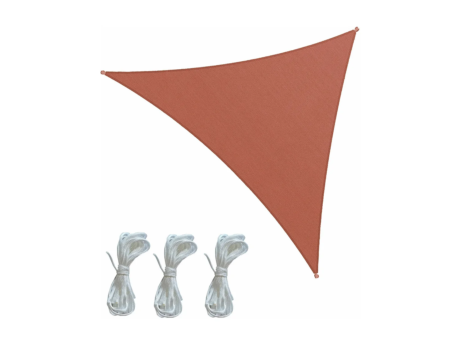 Tenda a Vela Rebecca Mobili Nanten 360x360x360 Poliestere Impermeabile Acciaio Rosso