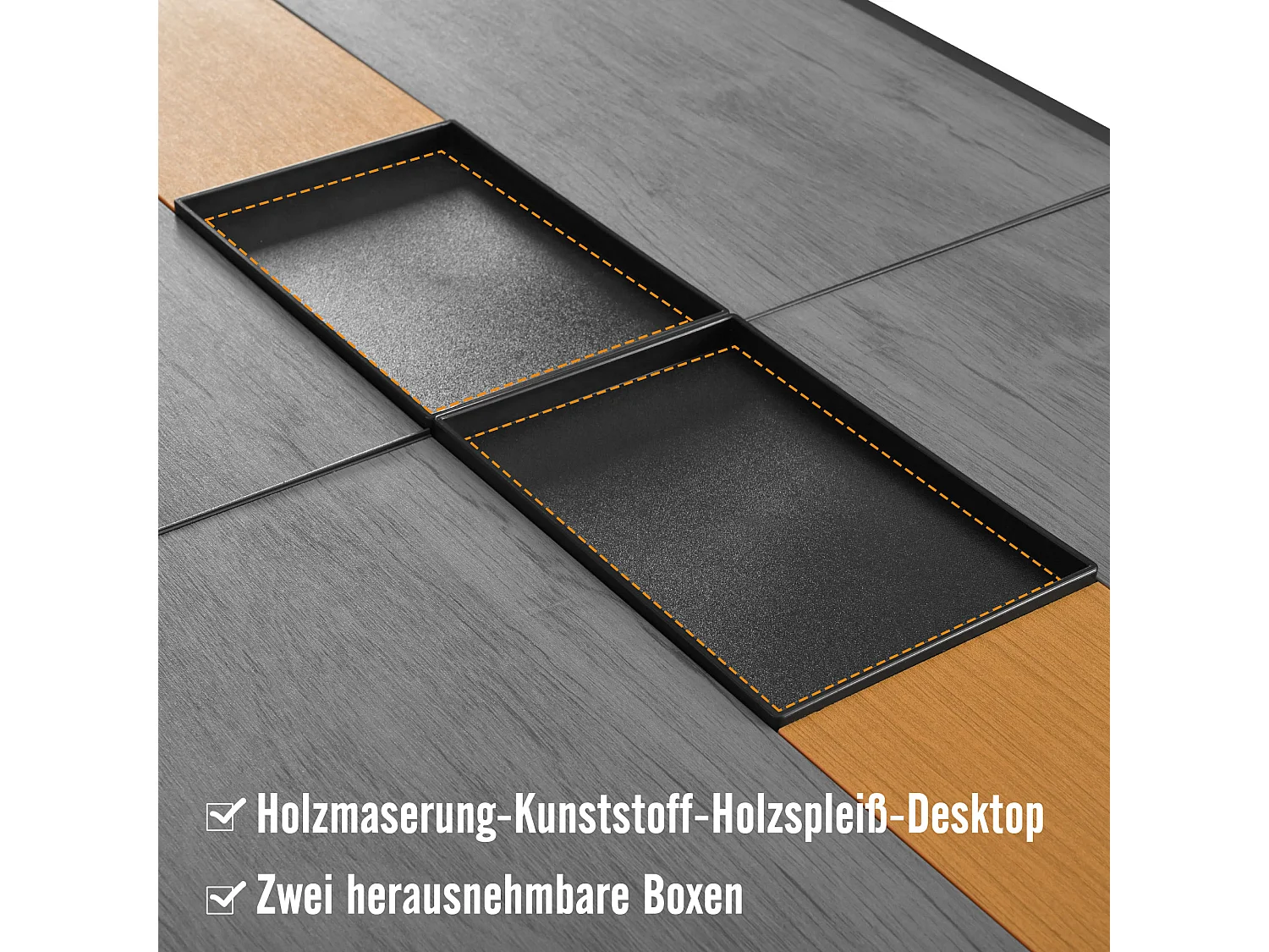 6-zits aluminium tuineetkamer - Tafel + 2 banken - Afneembare rug- en zitkussens - Grijs