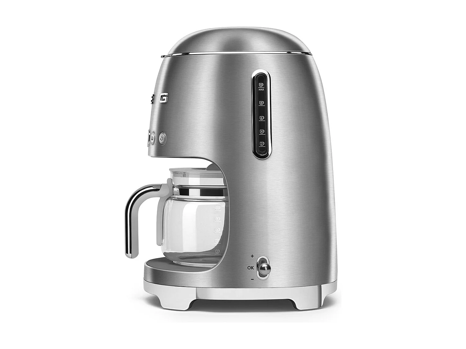 Cafetière filtre années 50 1,4 l acier