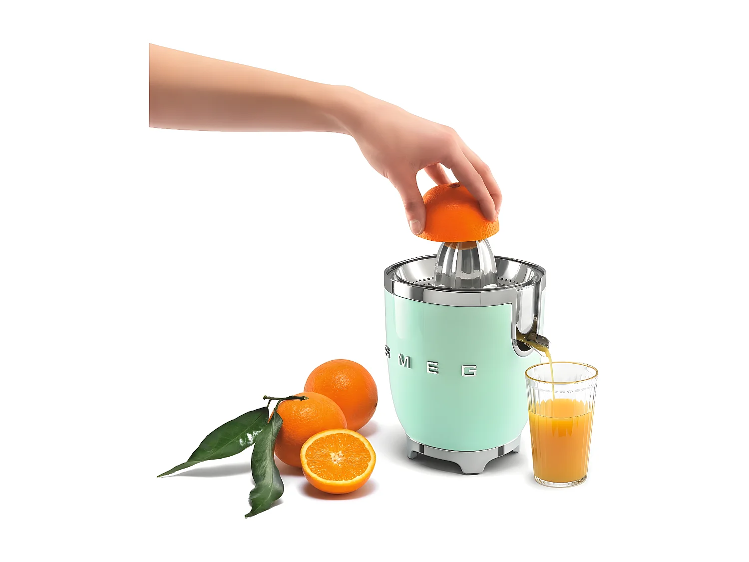 Smeg Presse-agrumes 70w vert d'eau - CJF11PGEU