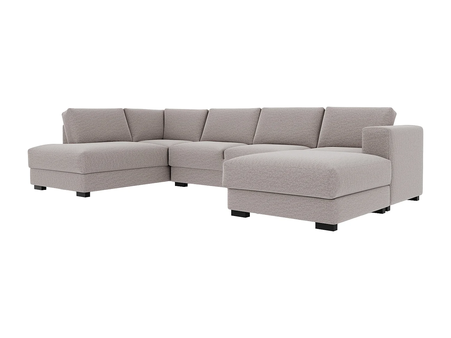 Højrehjørnsofa panoramasofa i beige stof højresides panoramasofa i beige stof MESETA