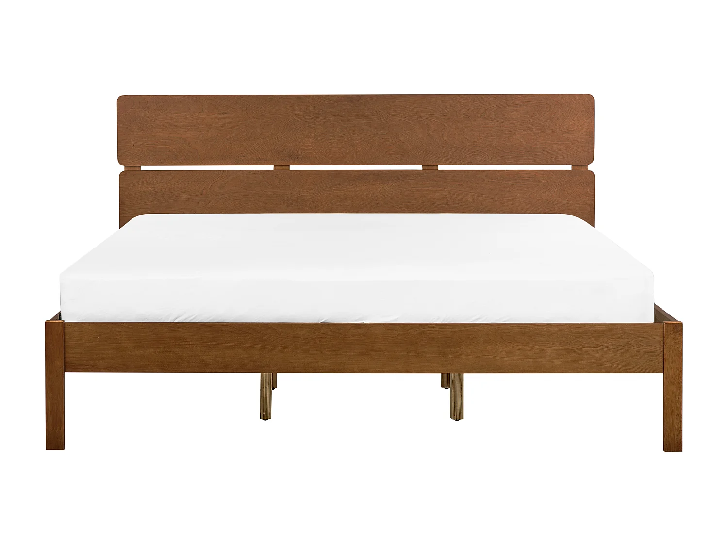 Bed Hout BOISSET 180 x 200 cm Donkerbruin