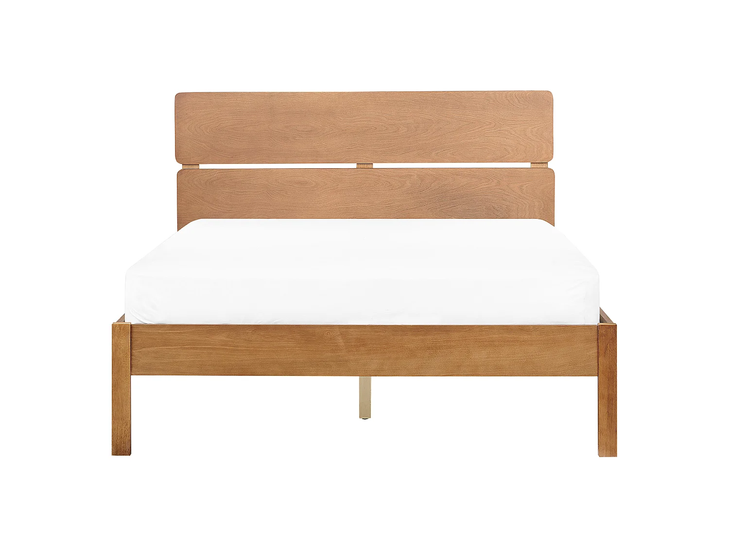 Bett mit Lattenrost Holz BOISSET 140 x 200 cm Dunkelbraun