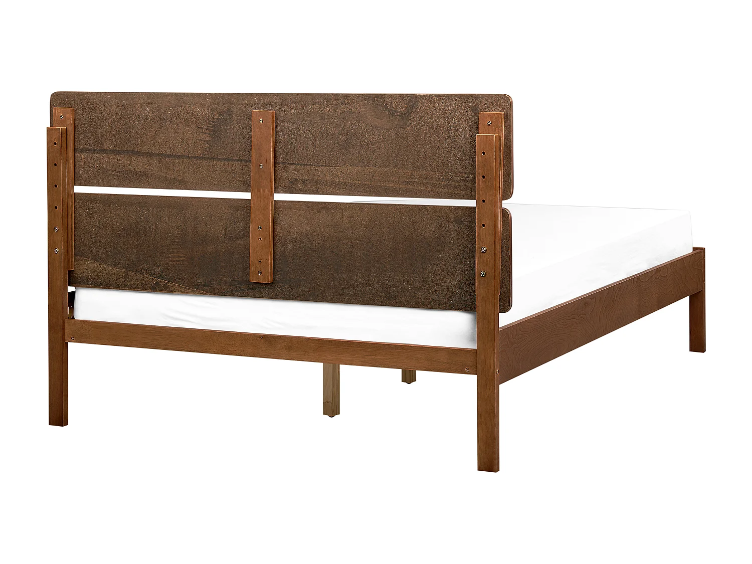 Bett mit Lattenrost Holz BOISSET 140 x 200 cm Dunkelbraun