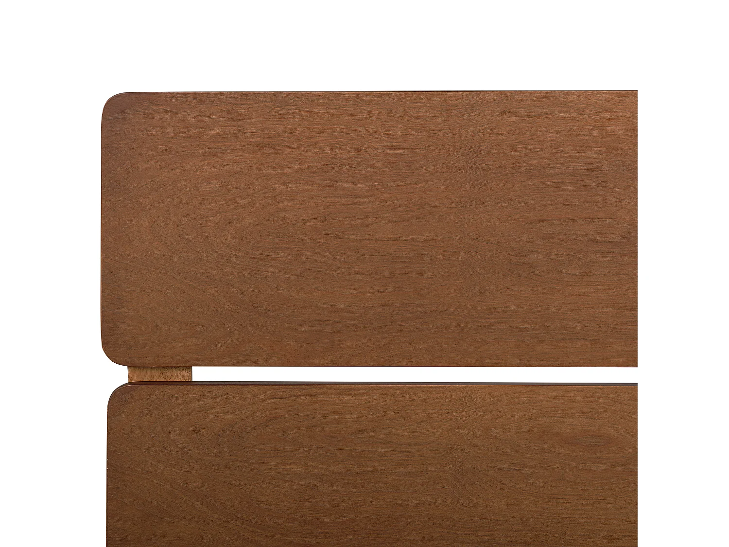 Lit avec sommier Bois BOISSET 140 x 200 cm Marron foncé