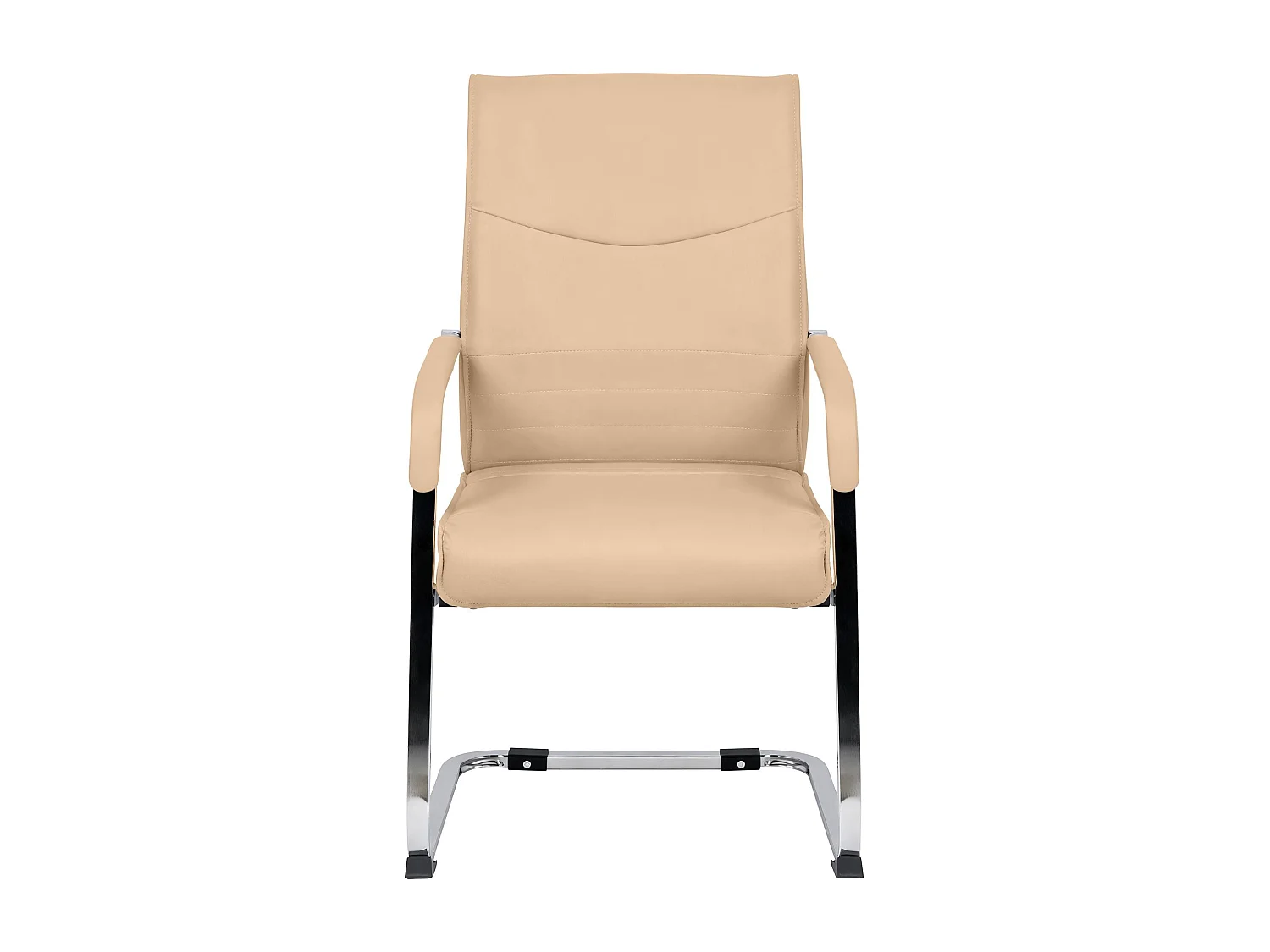 Lot de 2  chaises oscillantes - Similicuir - Kaki - Hobart