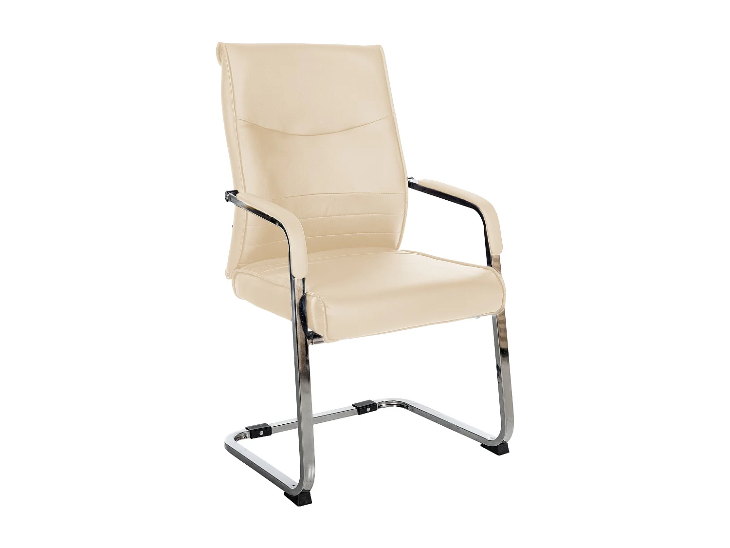 chaises oscillantes - Similicuir - Crème - Hobart