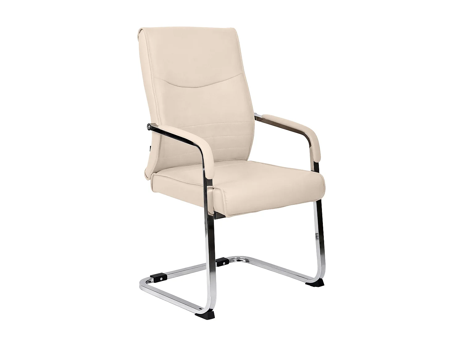 chaises oscillantes - Similicuir - Crème - Hobart