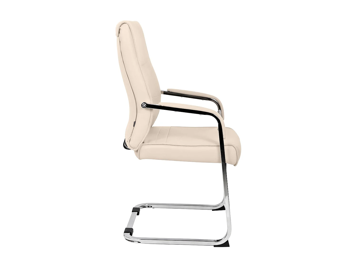 chaises oscillantes - Similicuir - Crème - Hobart