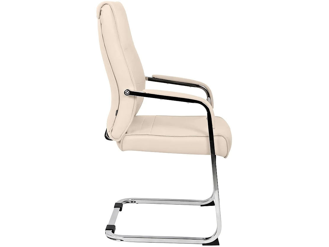 chaises oscillantes - Similicuir - Crème - Hobart