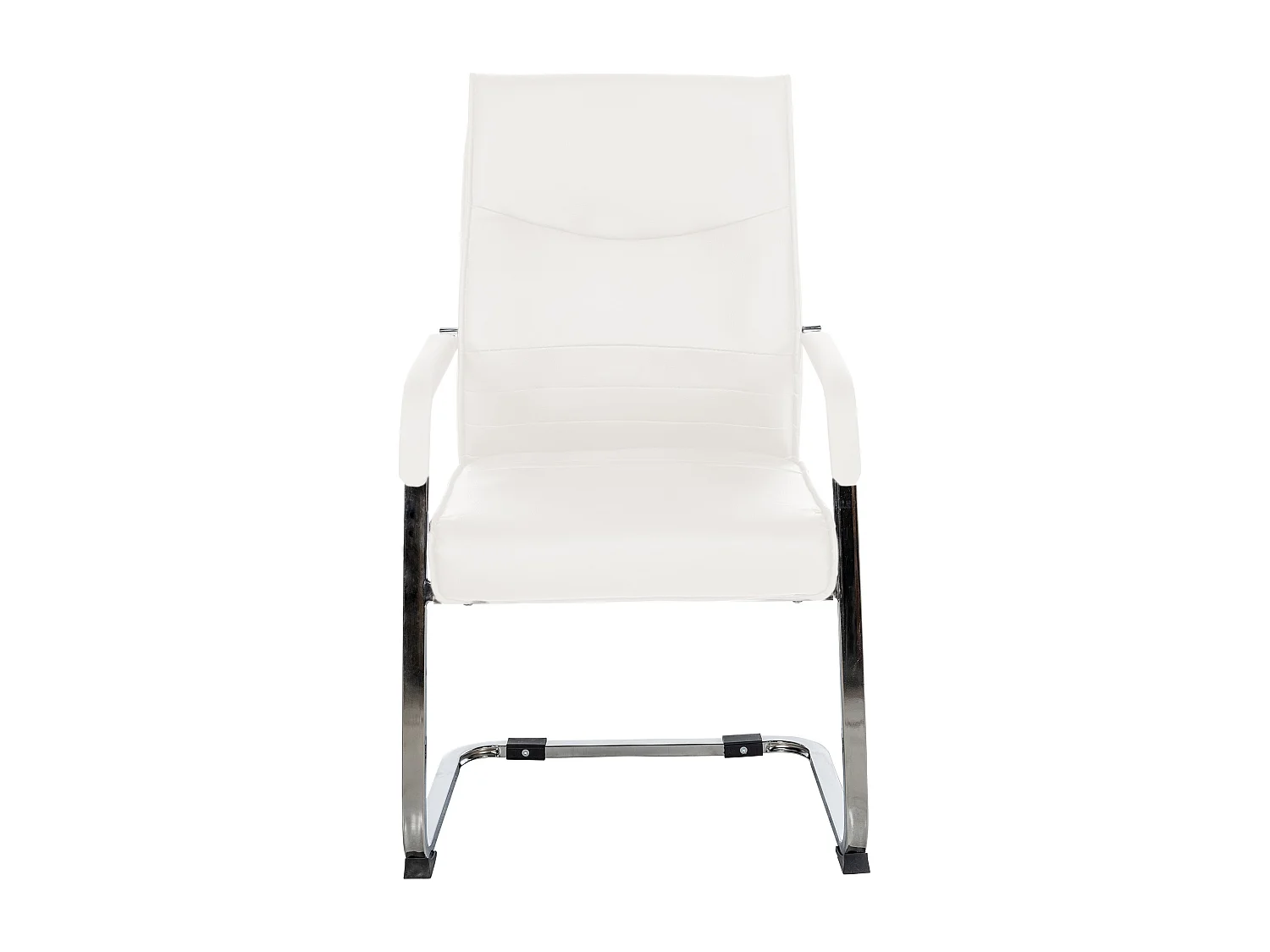 chaises oscillantes - Similicuir - Blanc - Hobart