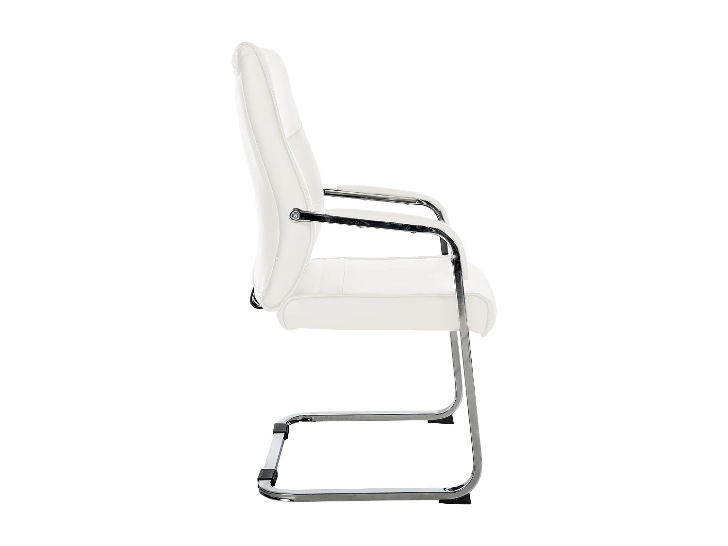 chaises oscillantes - Similicuir - Blanc - Hobart