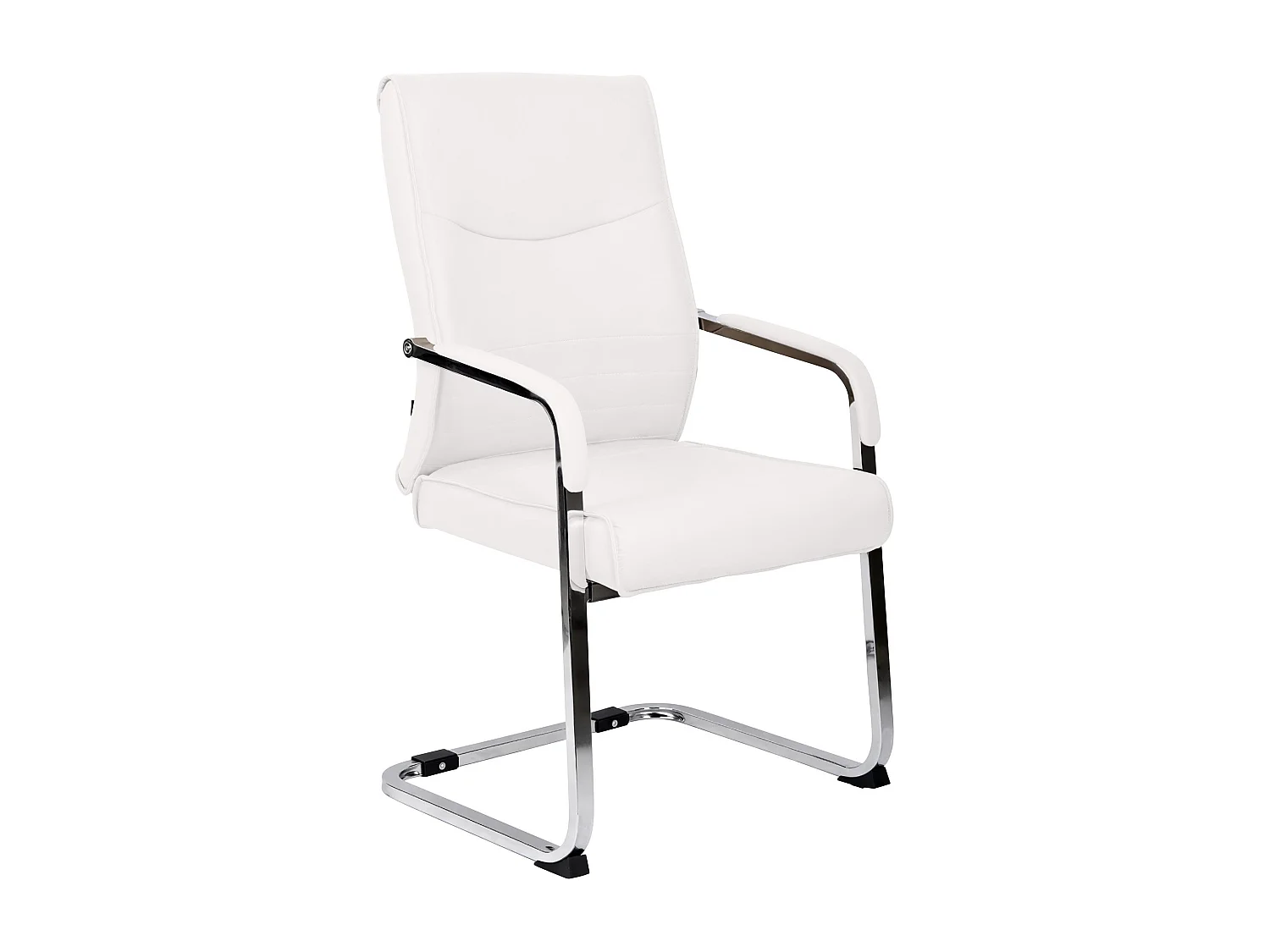 chaises oscillantes - Similicuir - Blanc - Hobart