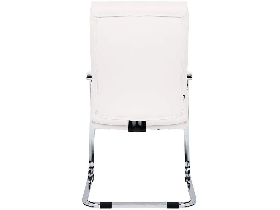 chaises oscillantes - Similicuir - Blanc - Hobart