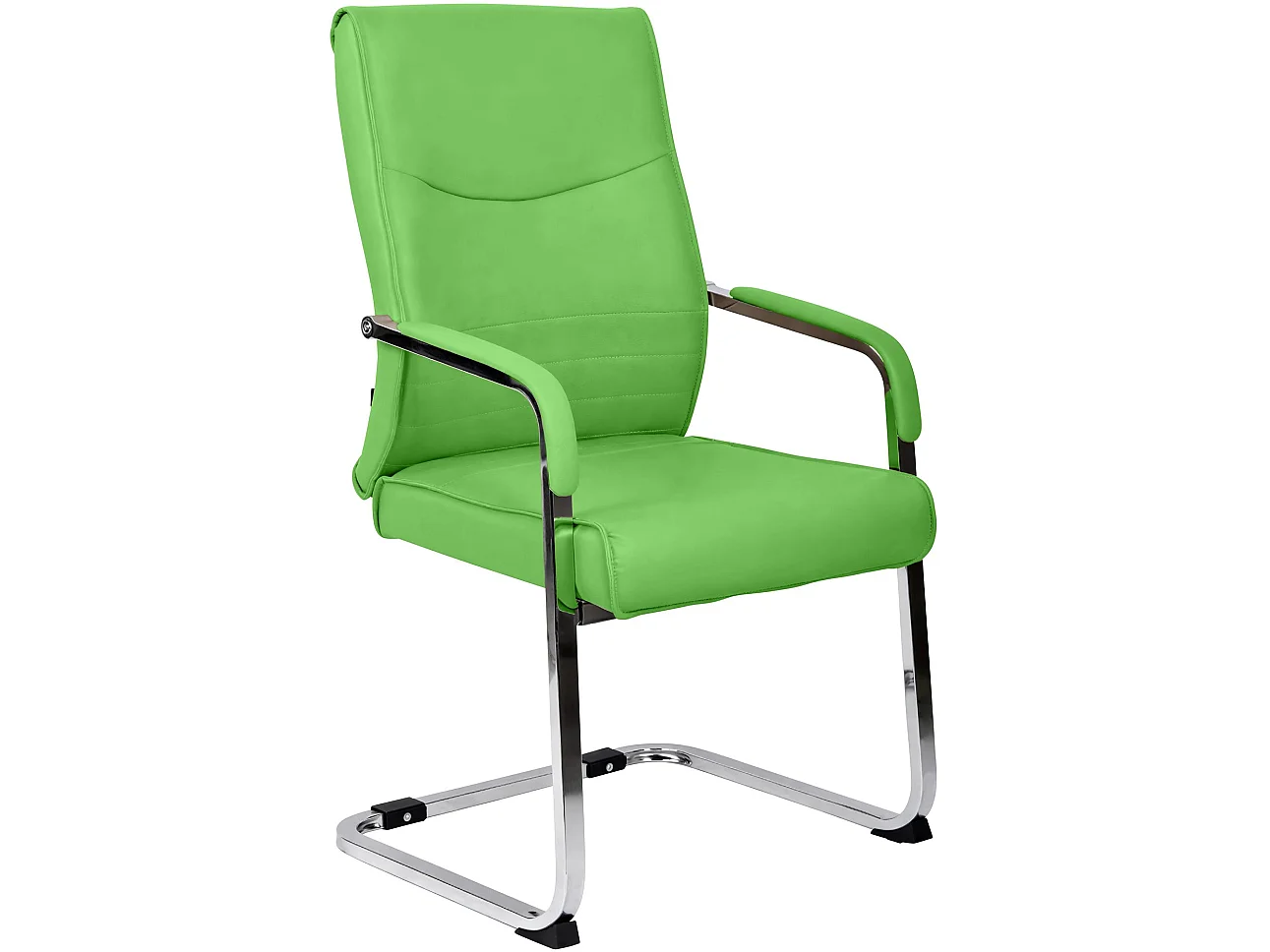 chaises oscillantes - Similicuir - Vert - Hobart