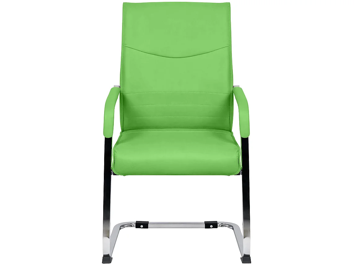 chaises oscillantes - Similicuir - Vert - Hobart