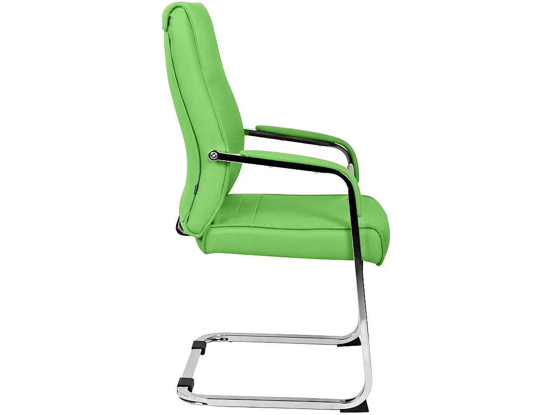 chaises oscillantes - Similicuir - Vert - Hobart