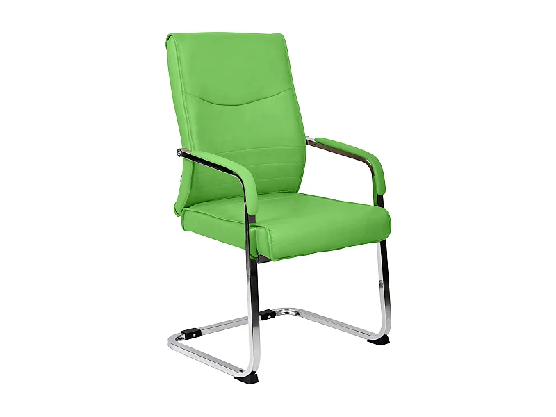 chaises oscillantes - Similicuir - Vert - Hobart